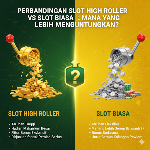 Perbandingan Slot High Roller vs Slot Biasa : Mana yang Lebih Menguntungkan?